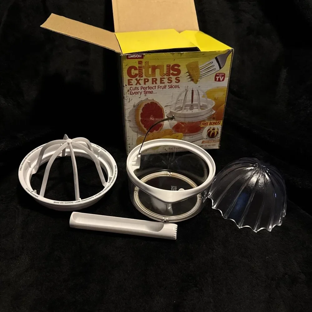 Vintage Emson Citrus Express Cuts Slices Cores Juicer As seen on TV 1997